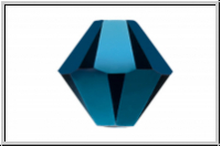 Swarovski� Bicone 5328, 4mm, 001MEBL2 - crystal, 2xmetallic blue, 25 Stk.